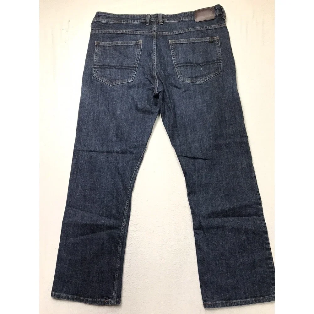 BUFFALO DAVID BITTON Driven-X Basic Jean Men 40x31 Straight Stretch Dark Wash